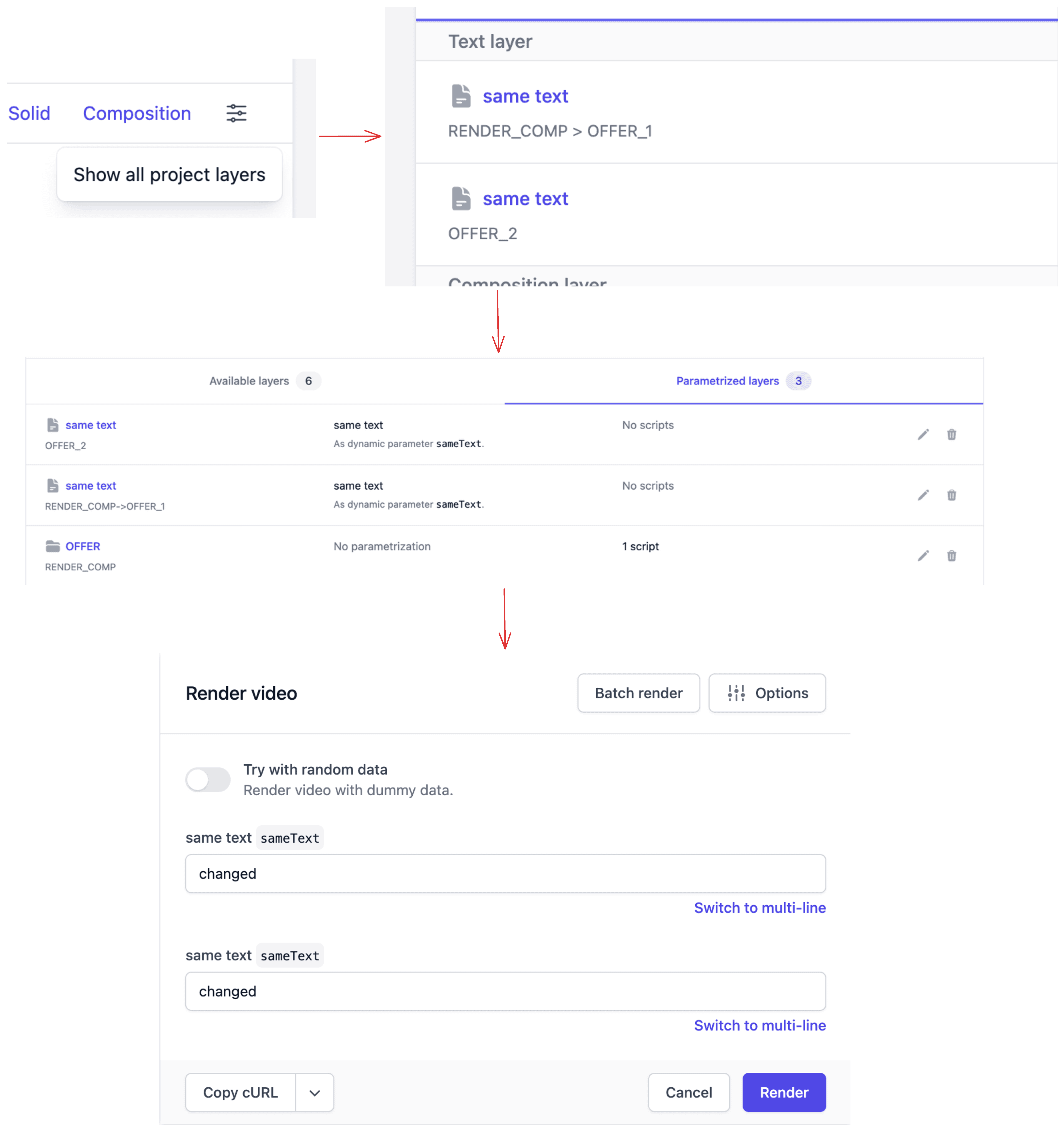 Replace source parametrization