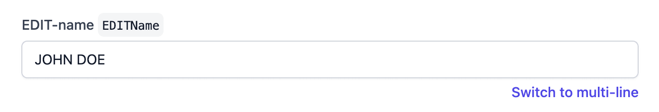 Using capital letters directly in the text layer